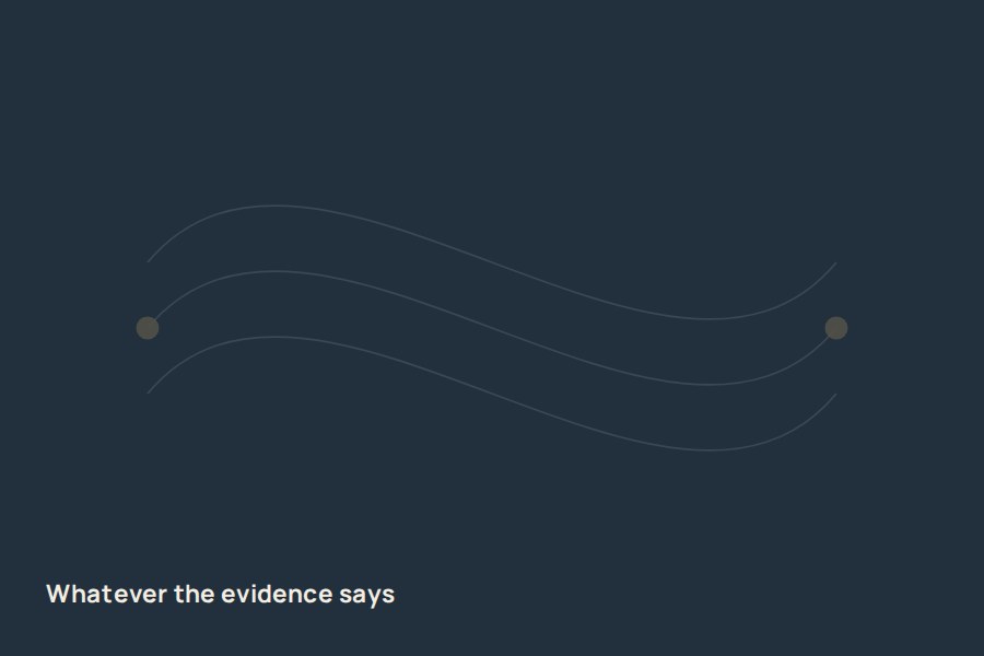 Chosen from the evidence